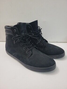 Timberland Shoes Mens Sz 10 Sneakers Boots Black High top Lace Up